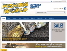 Tablet Screenshot of fishingworld.ca