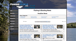 Desktop Screenshot of fishingworld.com